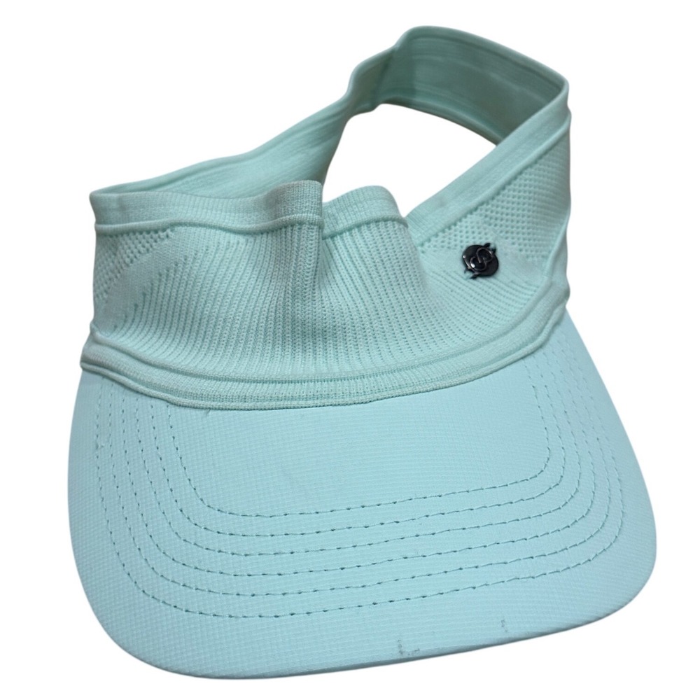Calia by Carrie Underwood Womens Ribbed‎ Knit Athletic Visor Mint Green Aqua